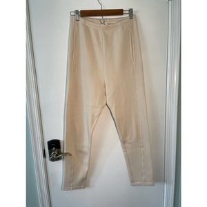 Xirena Crosby Joggers Sweatpants Womens XS Cream Elastic Waist *Stain*